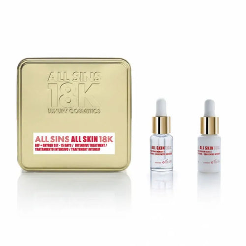 All Sins 18k All Skin Efg Oxygen 15 Days Intensive Treatment Set 2 Pieces - By Mio Perfumería