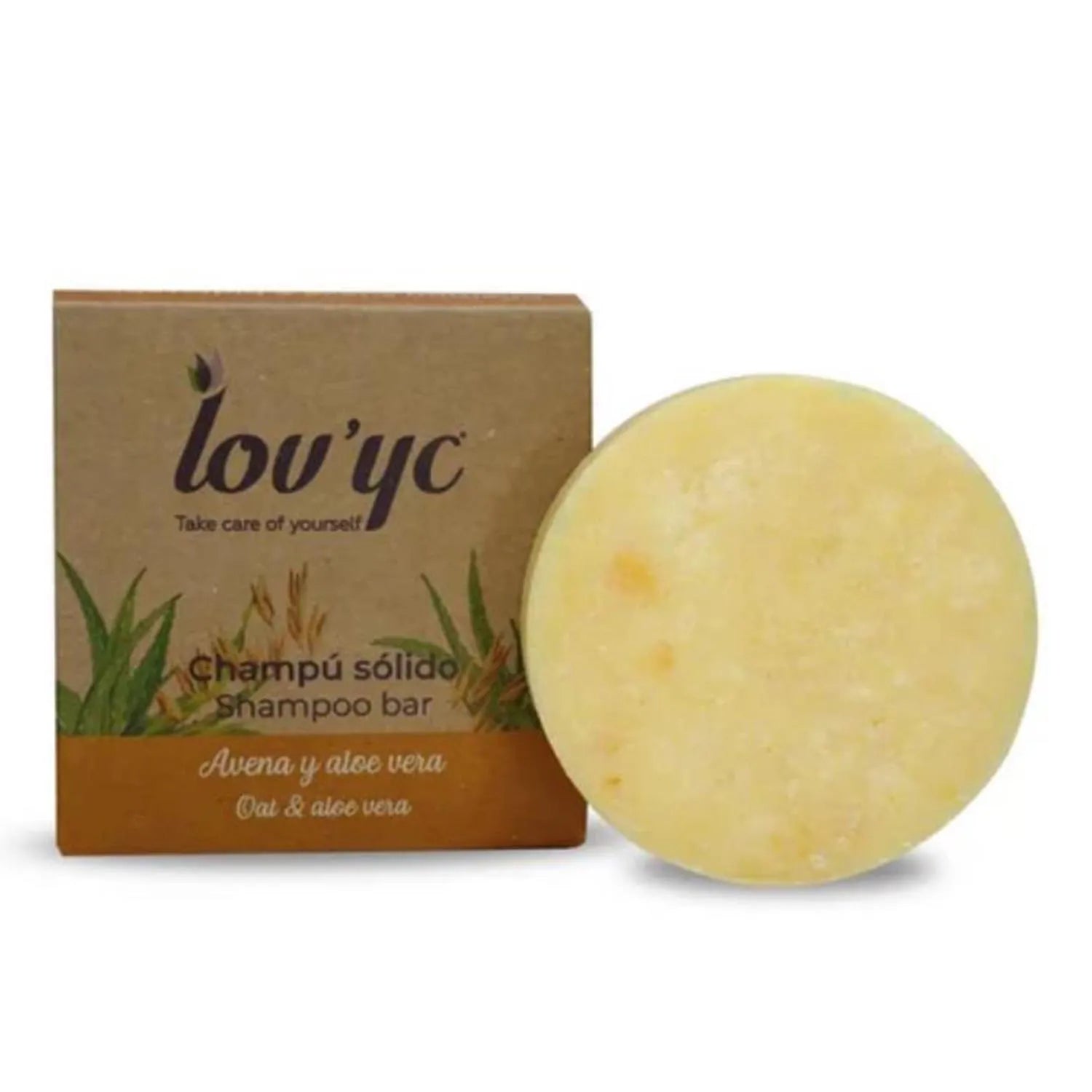 Elie Saab Lovyc Avena y Aloe Vera Champu Solido 50g - By Mio Perfumería