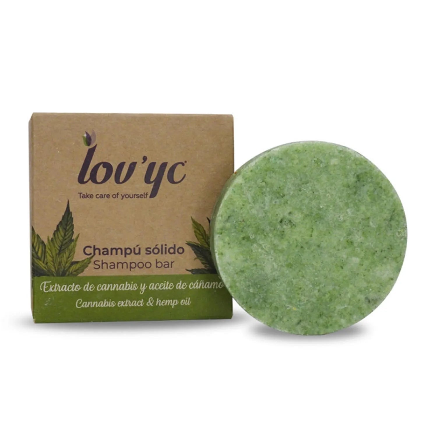 Elie Saab Lovyc Cannabis y Aceite Champu Solido 50g - By Mio Perfumería