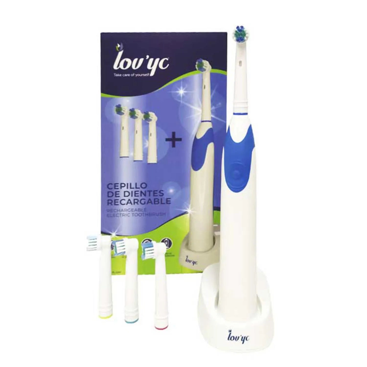 Elie Saab Lovyc Recargable Cepillo De Dientes Electrico 4 Cabezales 1un - By Mio Perfumería