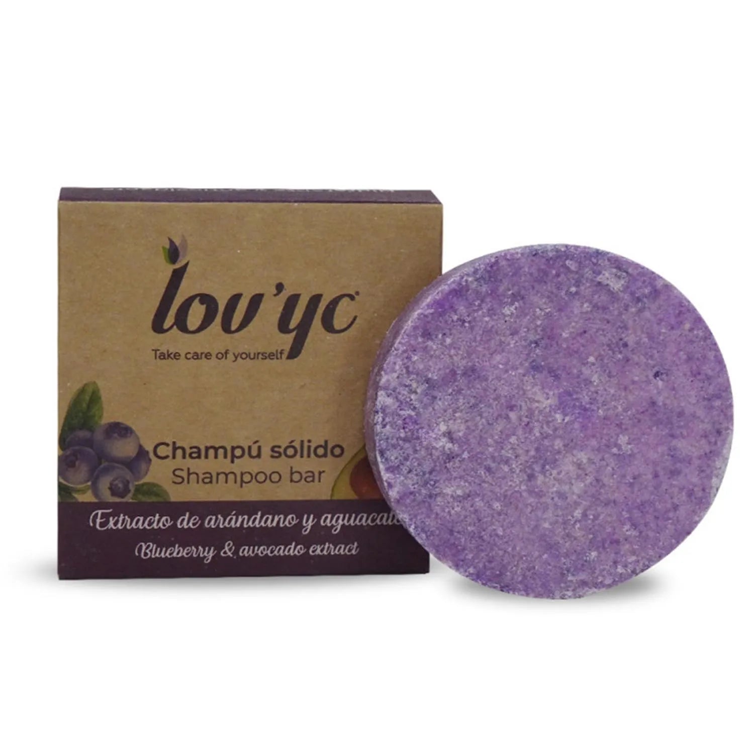 Elie Saab Lovyc Arandanos y Aguacate Champu Solido 50g - By Mio Perfumería
