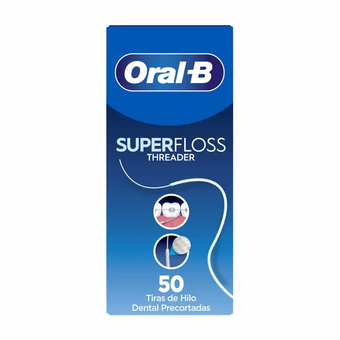Oral-B Superfloss 50 Pre Cut Dental Floss Strands - By Mio Perfumería