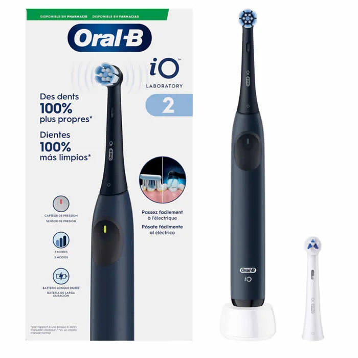 Oral-B iO 2 Laboratory Electric Toothbrush Sea Blue - By Mio Perfumería