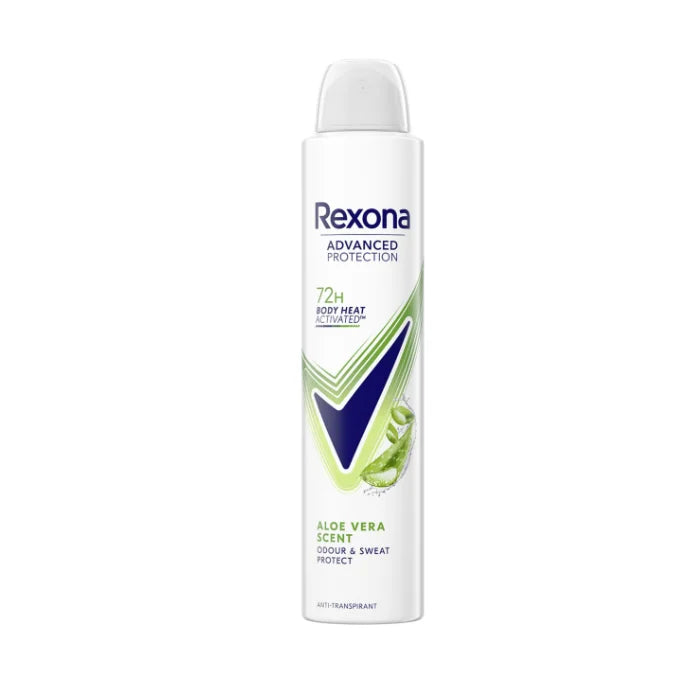 Rexona Advanced Protection 72h Body Heat Activated Aloe Vera Scent 200ml - By Mio Perfumería