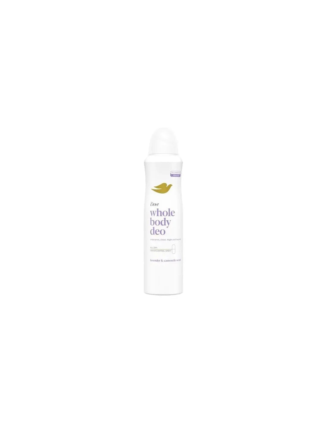 Dove Lavanda y Camomila Unisex Desodorante Spray Corporal 150ml - By Mio Perfumería