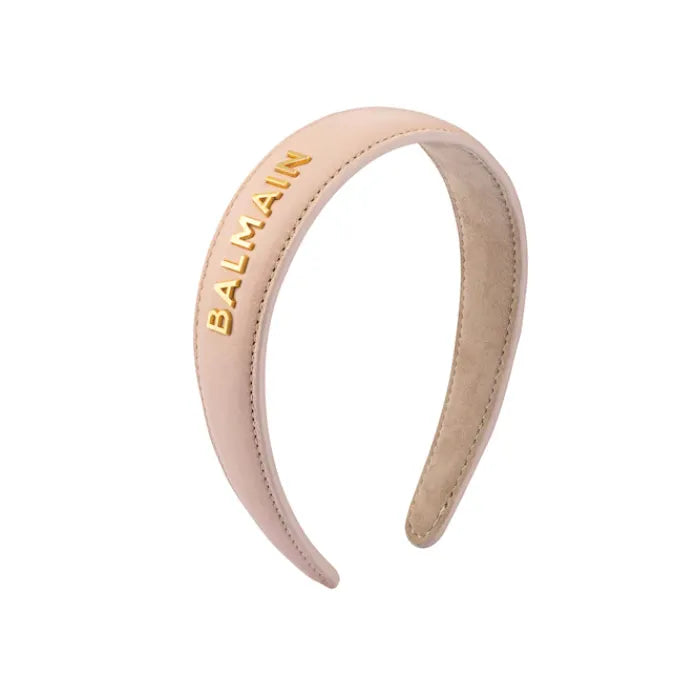 Balmain Genuine Leather Headband - By Mio Perfumería