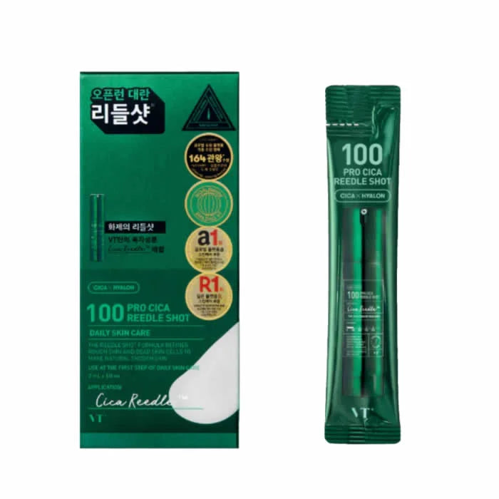 VT Cosmetics Pro Cica Reedle Shot 100 10x2ml - By Mio Perfumería