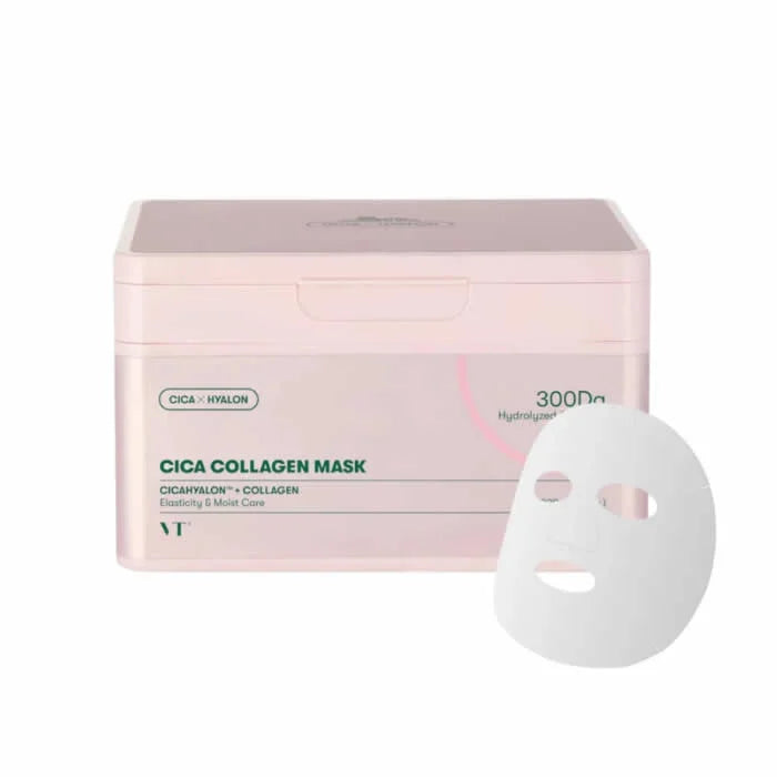 VT Cosmetics Cica Collagen Mask 30 Sheets - By Mio Perfumería