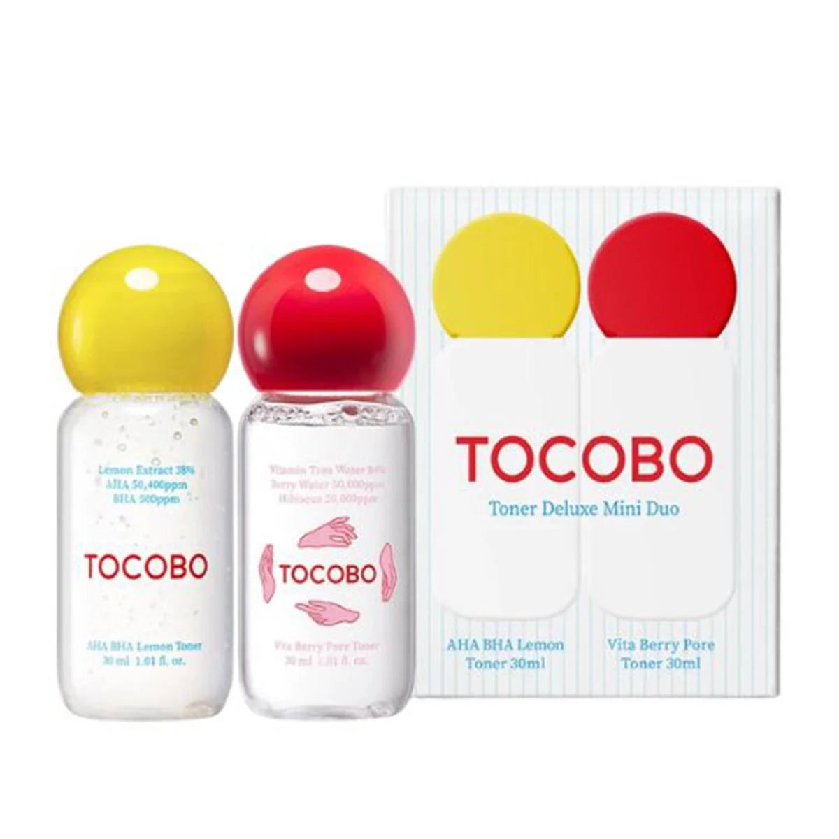 Tocobo Toner Deluxe Mini Duo Tonico Lemon Berry 2un - By Mio Perfumería
