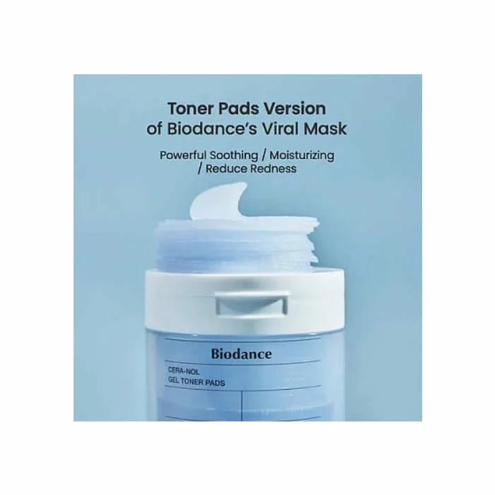 Biodance Cera-Nol Gel Toner 60 Pads - By Mio Perfumería