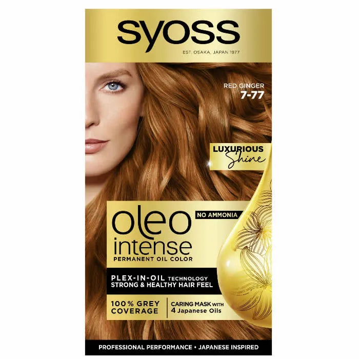 Syoss Oleo Intense Permanent Hair Color 7-77 Dark Blonde - By Mio Perfumería