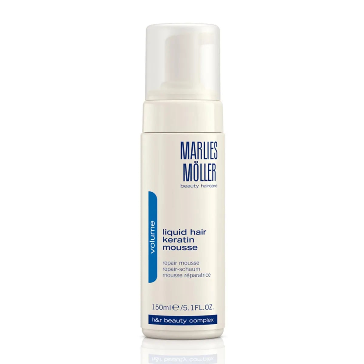 Marlies Moller Volume Liquid Hair Keratin Mousse 150ml - By Mio Perfumería