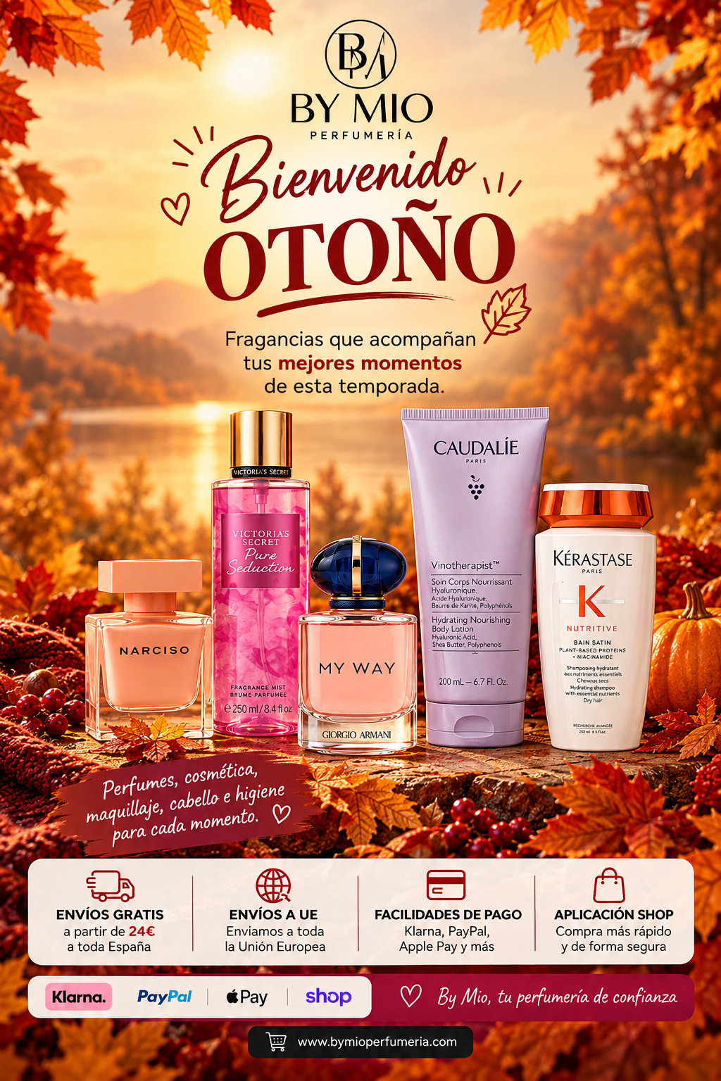 Propuesta de banner de otoño para móvil